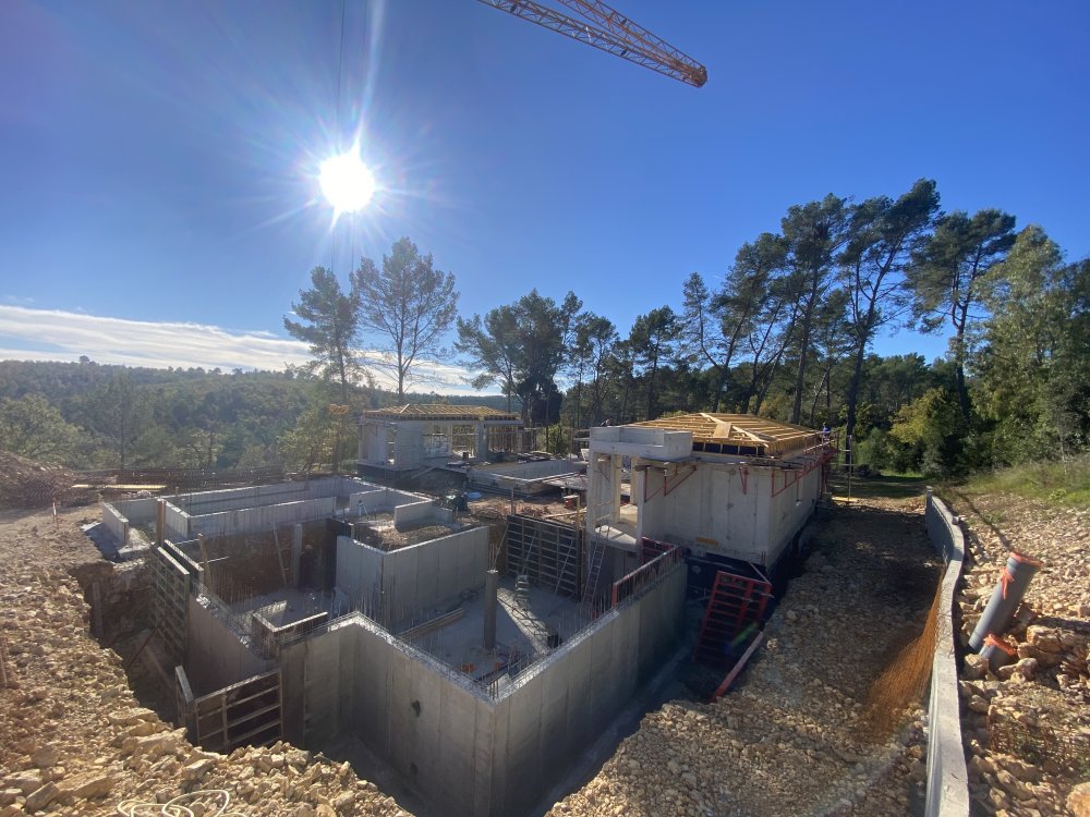 Construction d'une villa individuelle à Tourrettes